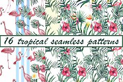 Watercolor tropical patterns Product Image 2