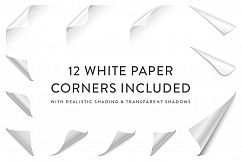 Curling Paper Corner Folds Set Product Image 2