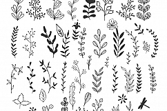 Hand drawn oval wreaths Product Image 8