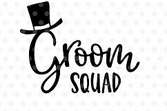 Groom Squad wedding SVG, EPS, PNG, DXF Product Image 2