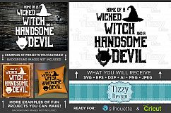 Wicked Witch Handsome Devil Svg File - 4035 Product Image 1