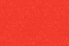 School &amp; Education Line Tile Patterns Product Image 3