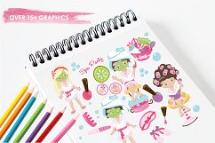 Spa Girls graphics and illustrations Product Image 3