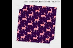 24 Pink and Purple Holiday Christmas Digital Papers Product Image 3