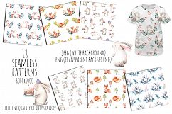 Cute forest Animals. Patterns + Wreaths Product Image 3