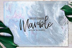 Sweet colors marble.Acrylic textures Product Image 1