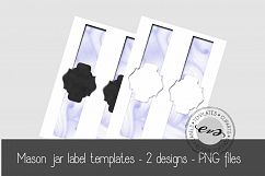 Digital Mason Jar label templates Product Image 1
