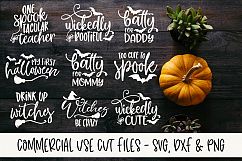 Halloween Bundle Digital Cutting Files - SVG, DXF &amp; PNG Product Image 1