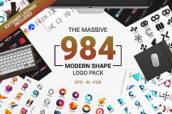 984 Modern Logo Shape Product Image 1