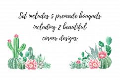 Watercolor Cactus and Succulents Collection Product Image 2