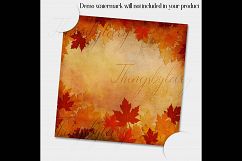 18 Autumn Leaves Digital Papers, thanksgiving fall wedding Product Image 5