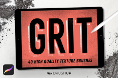 GRIT Texture Brushes for Procreate Product Image 1