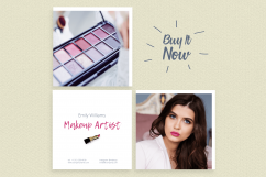 Makeup Artist Business Card Template Product Image 6