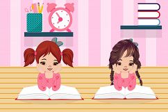 Alice back to school clipart, Alice back to school graphics Product Image 3
