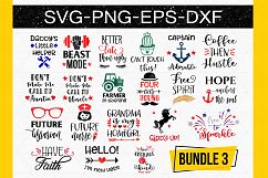 Big SVG Bundle, 100 Svg Cut Files, DXF formats Bundle Product Image 4