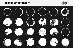 Grunge UI Vectors Kit Product Image 8