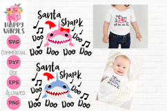 Christmas Shark SVG Santa Shark Doo Doo Doo Girl and Boy! Product Image 1