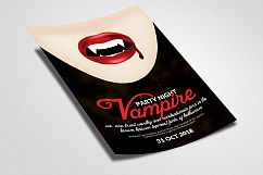 Halloween Vampire Flyer Template Product Image 3