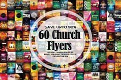 60 Glorious God Church Flyer Bundle Product Image 1