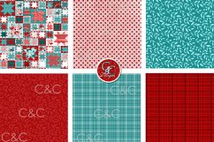 Quilt Patterns Digital Paper Pack Q-3S Product Image 2