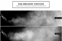 Snow, Fog, Frost Photoshop Brushes Product Image 2