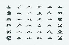 Pack of 12 mountains logo, 62 icons Product Image 2