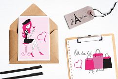 Paris Je T&#039;Aime graphics and illustrations Product Image 4