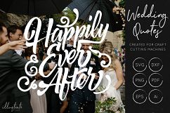 Wedding SVG Cut Files Bundle - Wedding Quotes - Wedding SVG Product Image 4