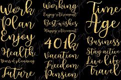 Retirement Word Art Clipart Product Image 3