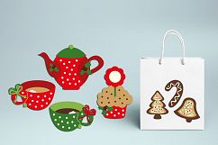 Christmas Tea Party Graphic Illustrations Product Image 3
