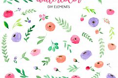 Watercolor fresh spring floral vol.2 Product Image 4