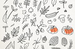 AUTUMN FESTIVAL – watercolor, doodle, lettering, brushes Product Image 7
