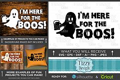 Halloween Svg files - I&#039;m Here for the Boos Svg File - 4038 Product Image 1