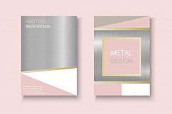 Brochure set, trendy mettalic design Product Image 2