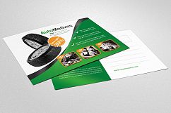 Automobile Service Postcard Template Product Image 2