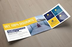 Business Agency Square Trifold Brochure Product Image 4