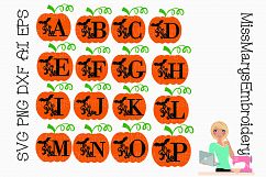 Bat Swirl Pumpkin Letters SVG Cutting File PNG DXF AI EPS Product Image 2