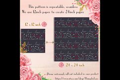 16 Seamless Red and Gray Love Valentine Digital Papers Product Image 4