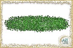 Lime Green Glitter Greenery Digital Clipart Brush Stroke - 24 of beautiful PNG files Product Image 17
