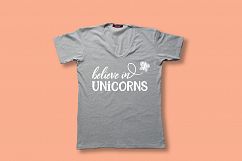 Believe in Unicorns SVG Product Image 2