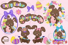 Easter Bunnies clipart, graphics, illustrations AMB-1176 Product Image 5