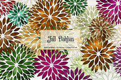 Fall Dahlia Clipart Product Image 2