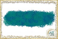Turquoise Glitter Blue and Green Digital Clipart Brush Stroke 24 of beautiful PNG files Product Image 17