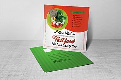 Restaurant Food Postcard Template Product Image 2