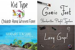 MEGA SALES 62 FONTS BUNDLE Product Image 9