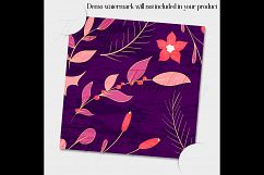 12 Winter Floral Digital Papers in Pink and Purple Theme Product Image 3