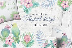 Tropical design. Plumeria. Product Image 1