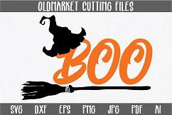 Boo SVG Cut File - Halloween SVG Cut File Product Image 1