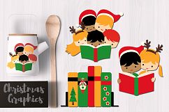 Christmas Reading Clip art Graphics Product Image 1
