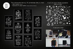 Chalk Lettering Set, Vector Product Image 3
